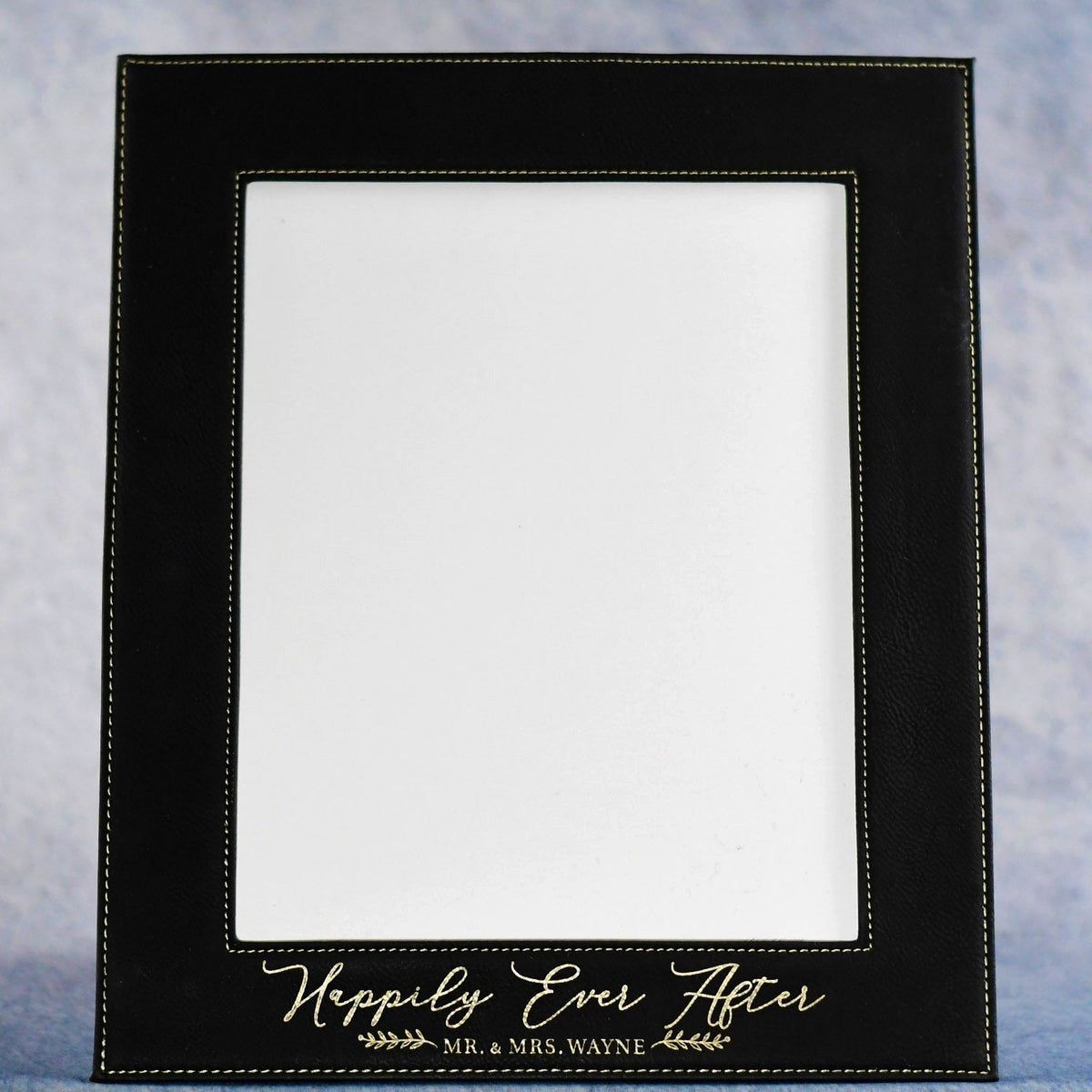 Leatherette Black Picture Frame