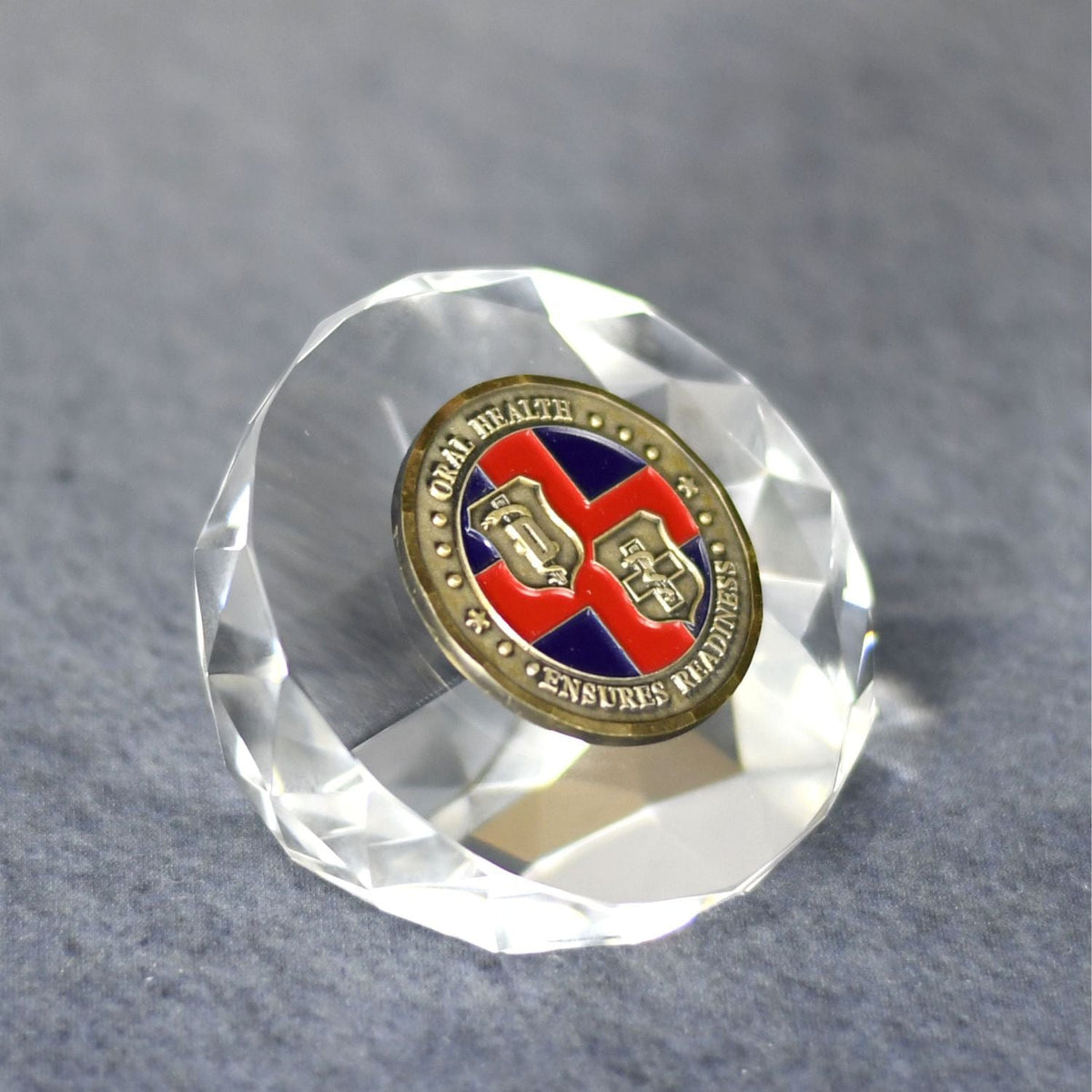 Crystal Round Paperweight
