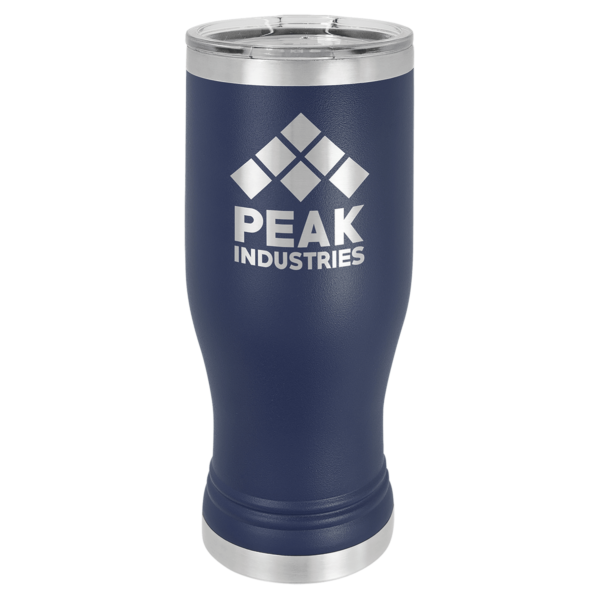 20 oz Stainless Steel Pilsner with Clear Lid