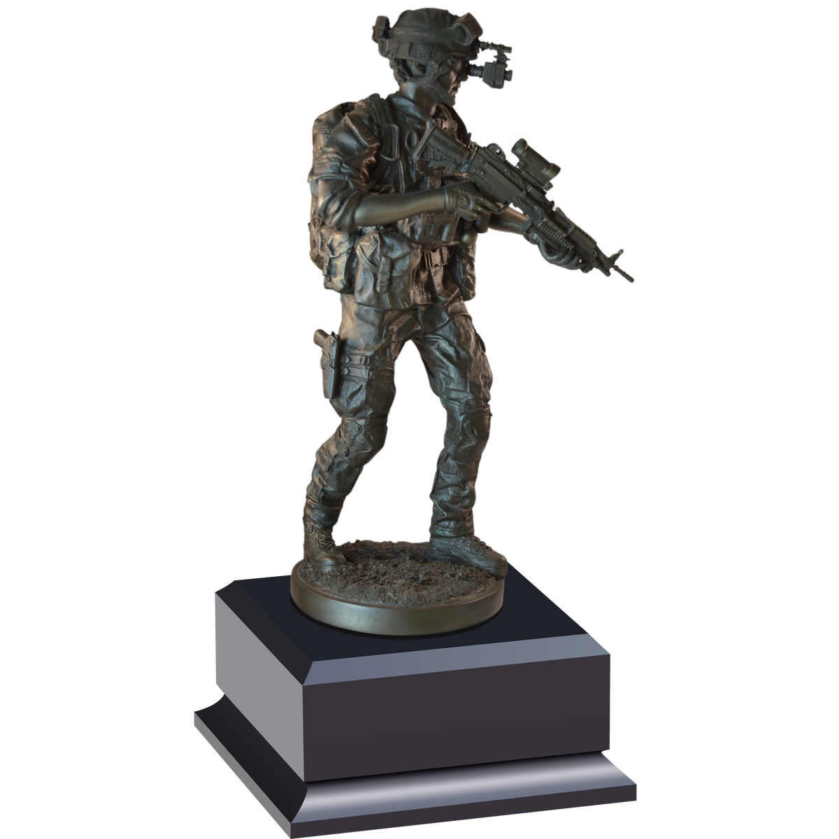 Night Mission Soldier Statue