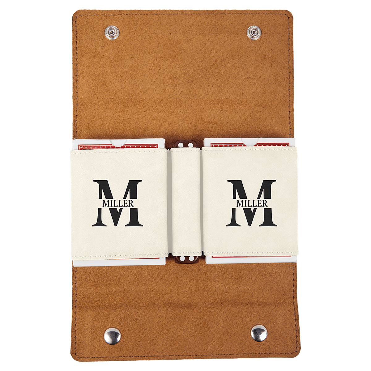 Laserable Leatherette Card & Dice Set