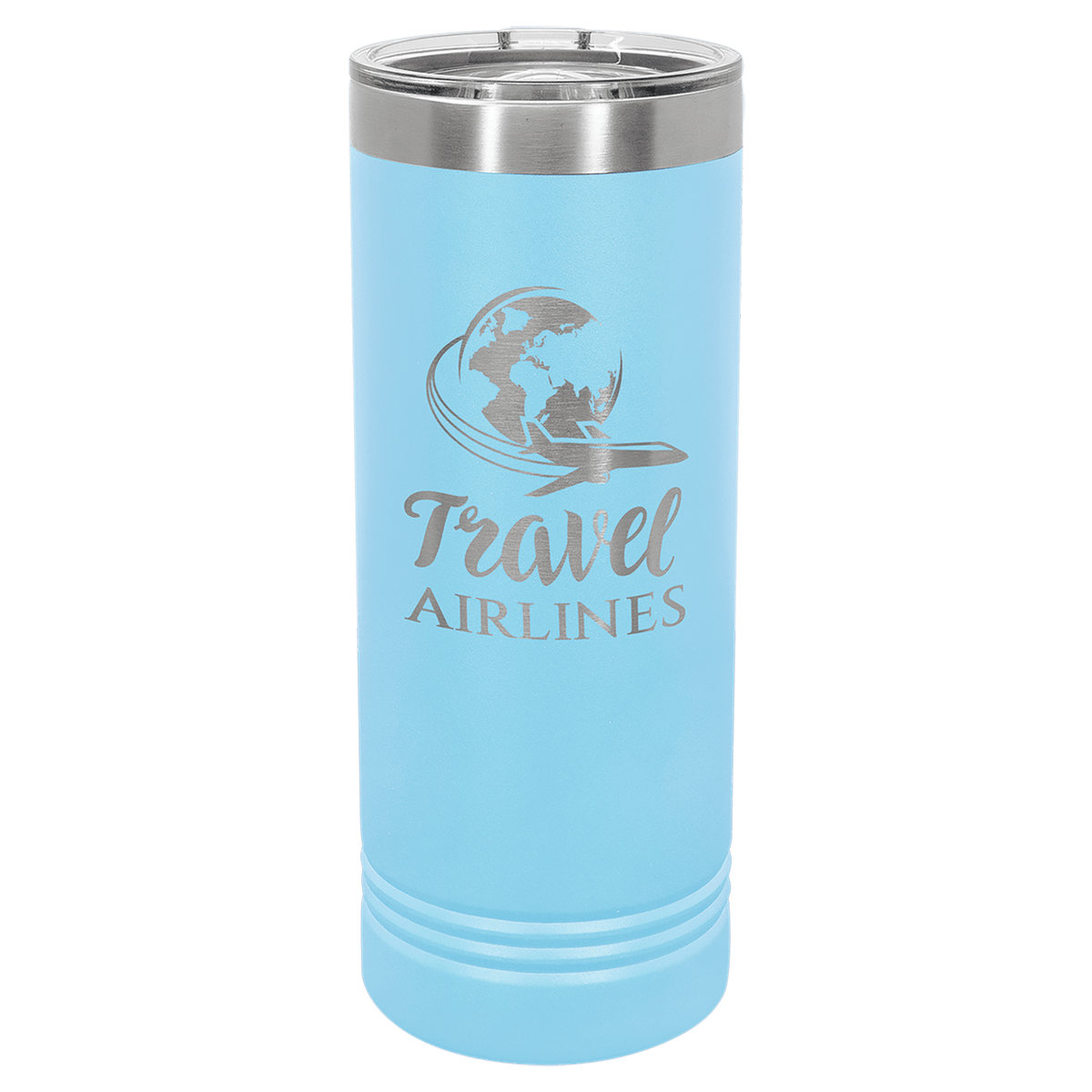 22 oz. Stainless Steel Skinny Tumbler with Slider Lid