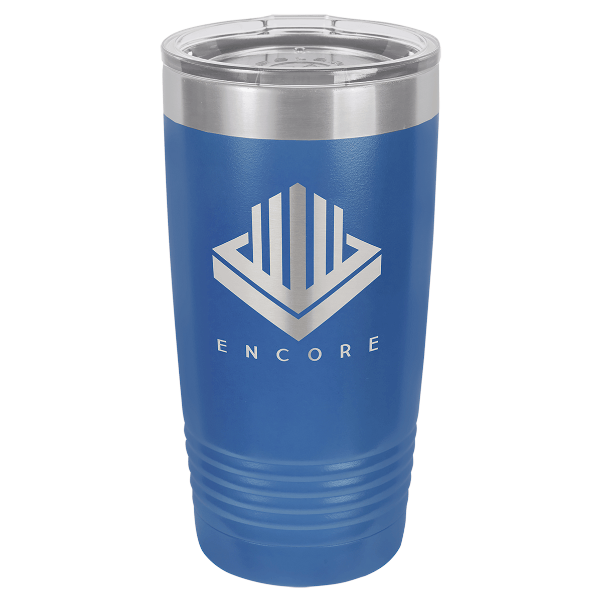 20 oz. Stainless Steel Vacuum Insulated Ringneck Tumbler with Clear Lid