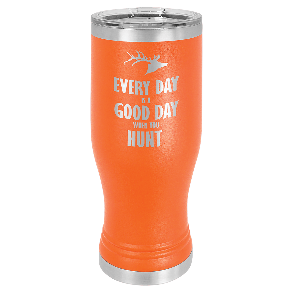 20 oz Stainless Steel Pilsner with Clear Lid