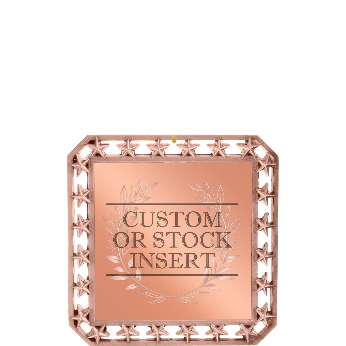 Exclusive Square Medal with Insert